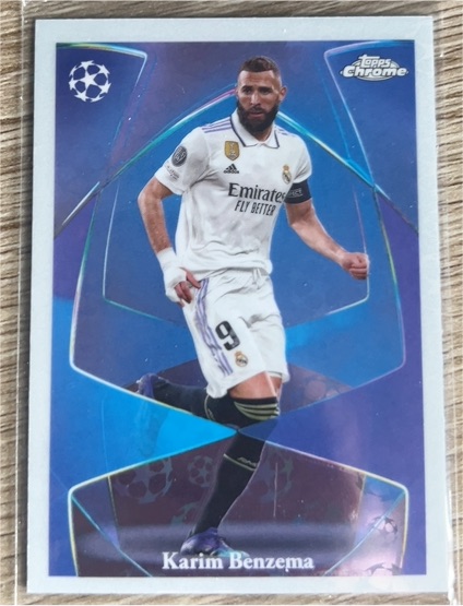 2024 Topps Chrome UEFA Club Competitions #Karim Benzema — front