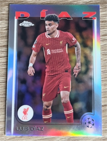 2024-25 Topps Chrome UEFA Club Competitions #169 Luis Díaz — front