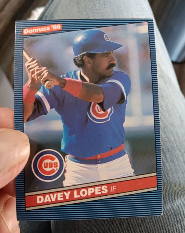 1986 Donruss #388 Davey Lopes — front