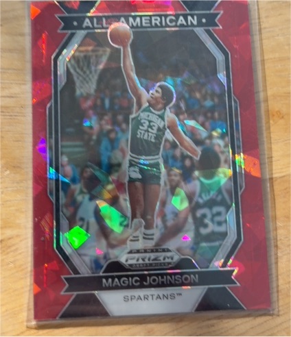 2024 Panini Prizm Draft Picks All-American #28 Magic Johnson — front