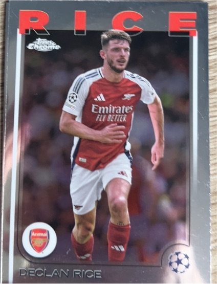 2024-25 Topps Chrome UEFA Club Competitions #53 Declan Rice — front