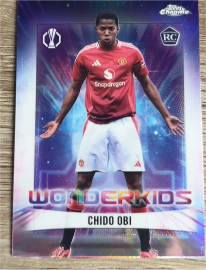 2024-25 Topps Chrome UEFA Club Competitions #WK-3 Chido Obi Wonderkids — front
