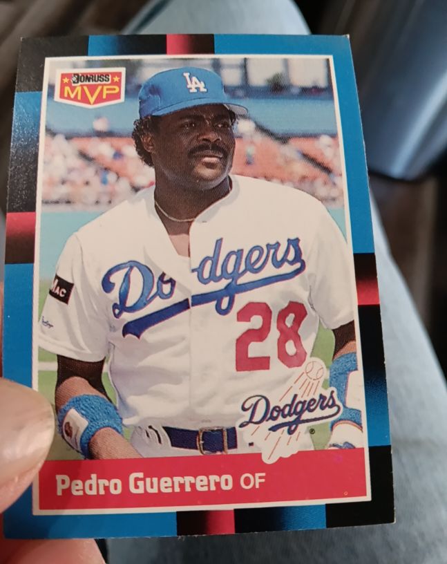 1988 Donruss MVP #BC-16 Pedro Guerrero — front