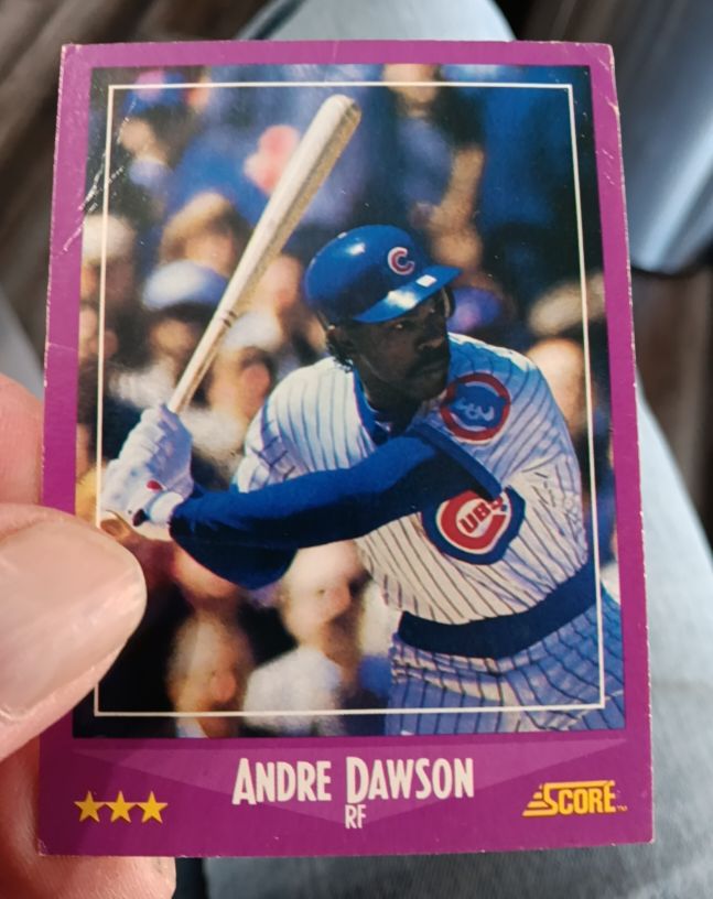 1988 Score #4 Andre Dawson Chicago Cubs — front