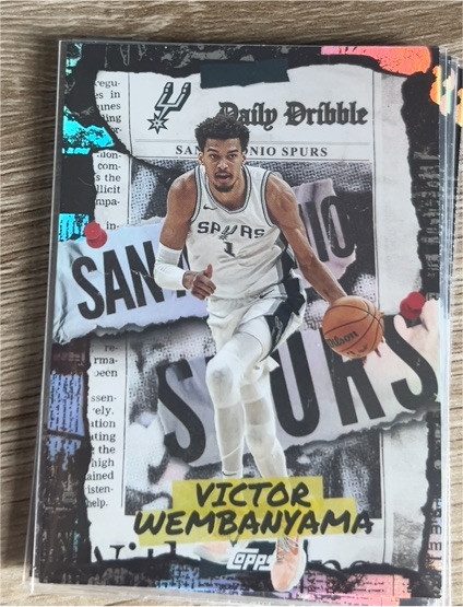 2025-26 Topps The Daily Dribble #DD-11 Victor Wembanyama — front