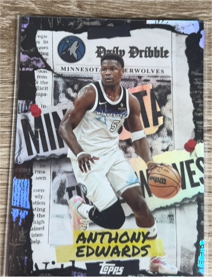 2025-26 Topps #DD-7 Anthony Edwards The Daily Dribble — front
