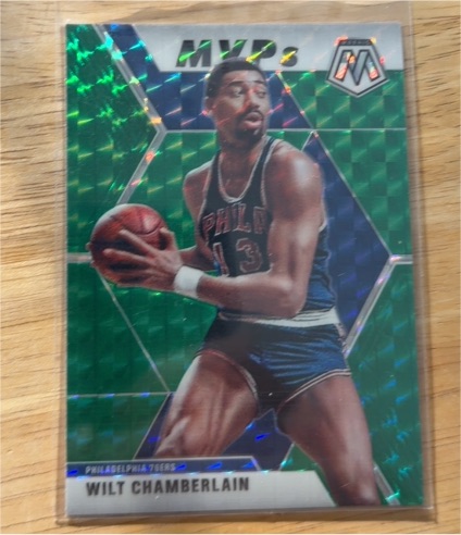 2019-20 Panini Mosaic MVPs #300 Wilt Chamberlain — front
