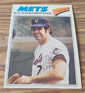 1977 Topps #201 Ed Kranepool — front