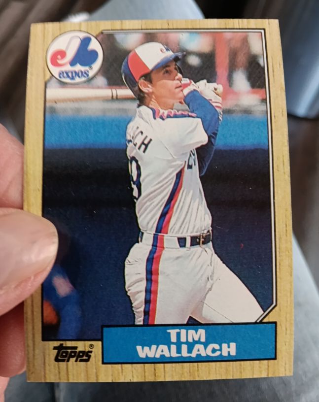 1987 Topps #55 Tim Wallach — front