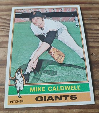 1976 Topps #157 Mike Caldwell — front