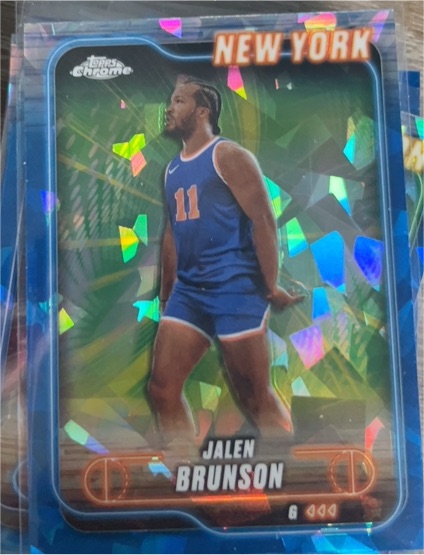 2024-25 Topps Chrome #47 Jalen Brunson — front