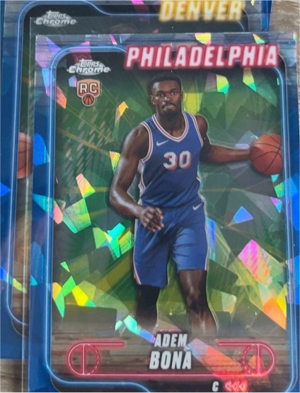 2025-26 Topps Chrome #183 Adem Bona — front