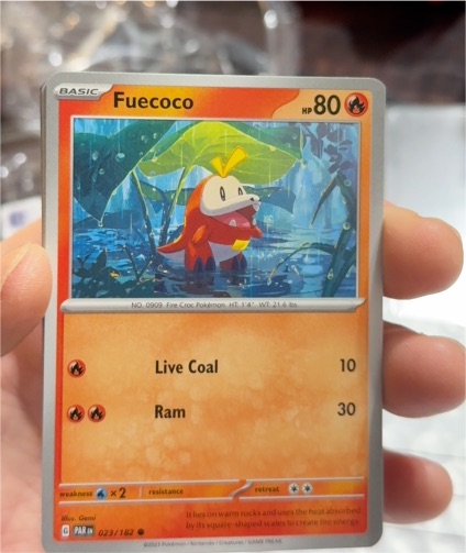 2023 Pokemon TCG SV04: Paradox Rift #23 Fuecoco — front