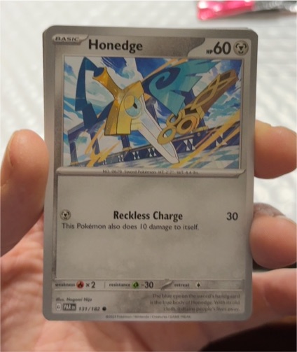 2023 Pokemon SV04: Paradox Rift #131 Honedge — front