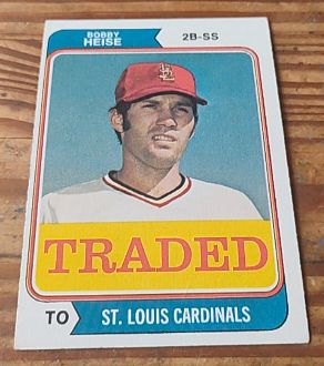 1974 Topps Traded #51T Bobby Heise — front
