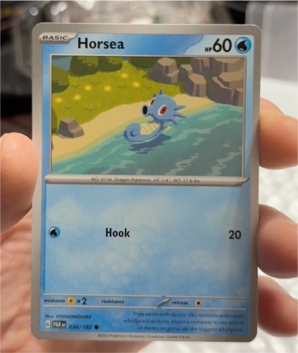 2023 Pokémon SV04: Paradox Rift #030 Horsea — front
