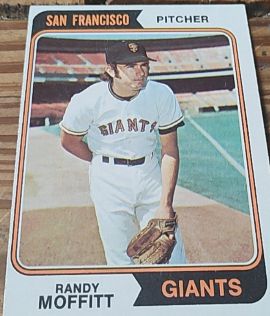1974 Topps #156 Randy Moffitt — front