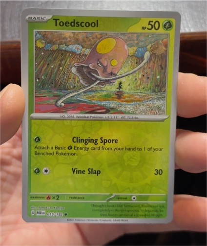 2023 Pokémon SV04: Paradox Rift #015 Toedscool — front