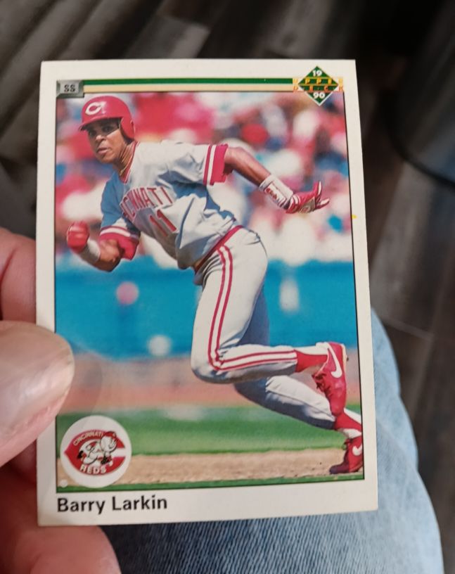 1990 Upper Deck #167 Barry Larkin Cincinnati Reds — front