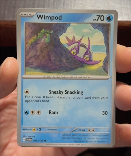 2023 Pokémon SV04: Paradox Rift #048 Wimpod — front