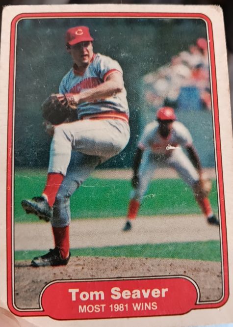 1982 Fleer #645 Tom Seaver — front