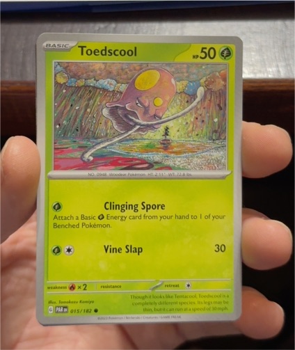 2023 Pokémon Scarlet & Violet Paradox Rift #015 Toedscool — front