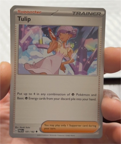 2023 Pokémon SV04: Paradox Rift #181 Tulip — front