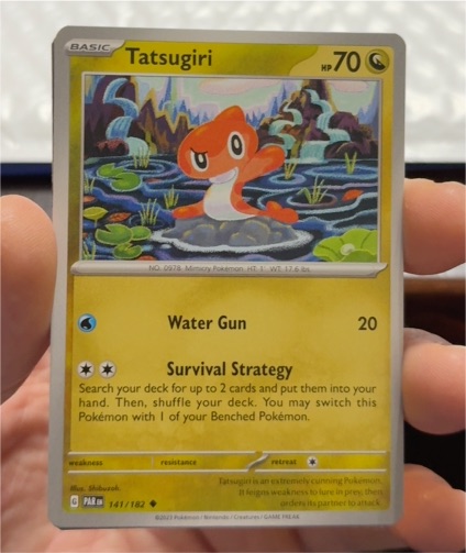 2023 Pokémon SV04: Paradox Rift #141 Tatsugiri — front