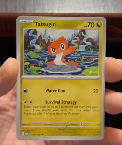 2023 Pokémon SV04: Paradox Rift #141 Tatsugiri — front