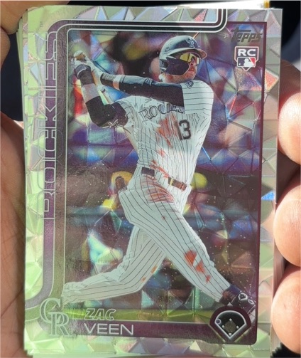2025 Topps Update #US286 Zac Veen — front