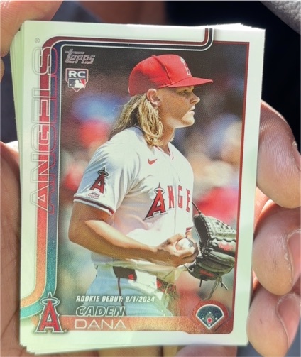 2025 Topps Update #US187 Caden Dana — front