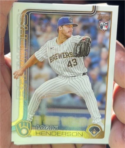 2025 Topps Update Series #US137 Logan Henderson — front