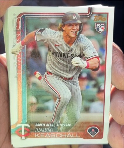 2025 Topps Update #US342 Luke Keaschall — front