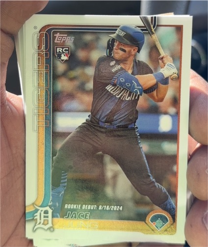 2025 Topps Chrome Update #USC121 Jace Jung — front