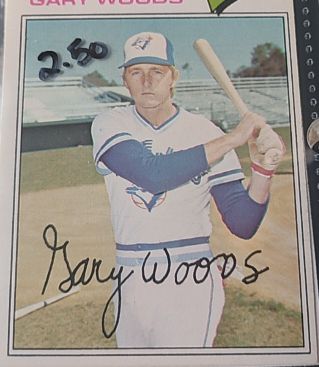 1977 O-Pee-Chee #22 Gary Woods — front