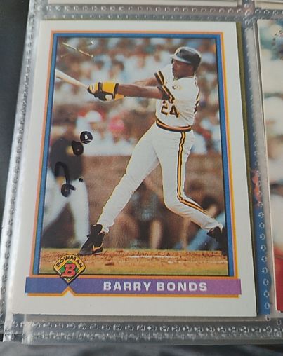 1991 Bowman #380 Barry Bonds — front