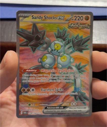 2023 Pokémon Scarlet & Violet Paradox Rift #228 Sandy Shocks ex — front