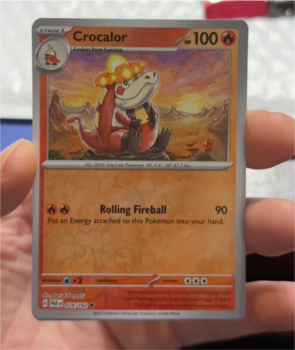 2023 Pokémon Paradox Rift #024 Crocalor — front
