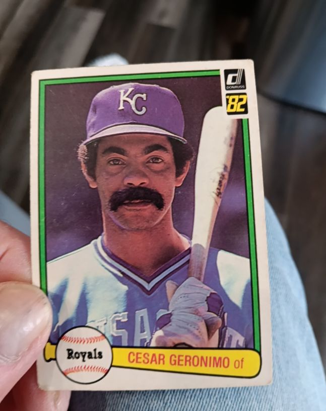 1982 Donruss #322 Cesar Geronimo — front