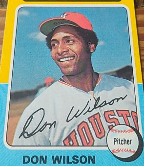 1975 Topps #455 Don Wilson — front