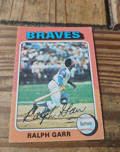 1975 Topps #550 Ralph Garr — front