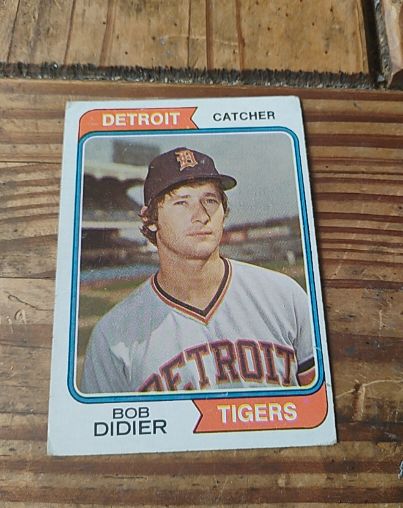 1974 Topps #482 Bob Didier — front