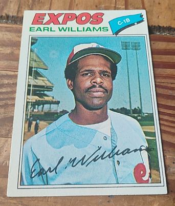 1977 Topps #223 Earl Williams — front