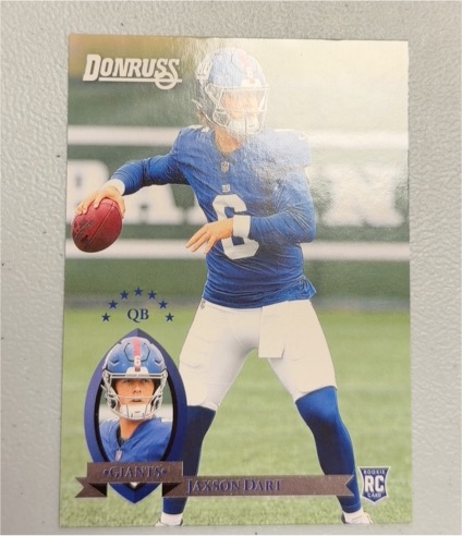2025 Donruss #33 Jaxson Dart — front