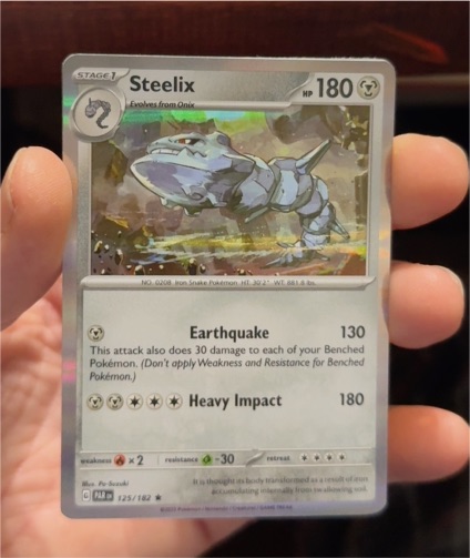 2023 Pokémon Paradox Rift #125 Steelix — front