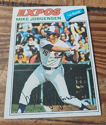 1977 Topps #368 Mike Jorgensen Montreal Expos — front
