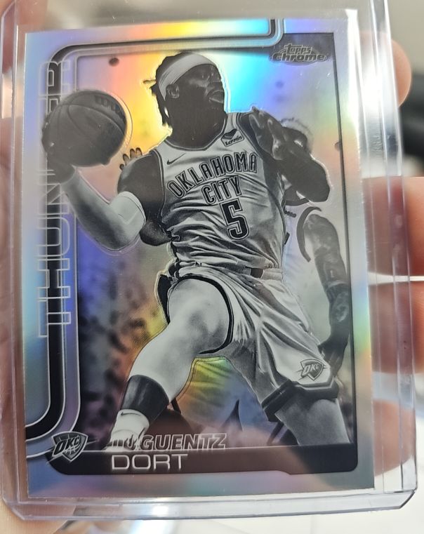 2025-26 Topps Chrome #177 Luguentz Dort — front