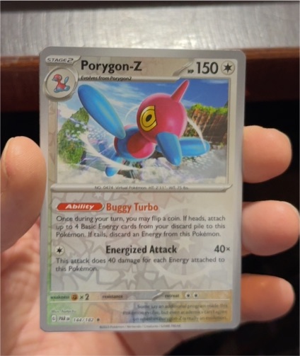 2022 Pokémon SV04 Paradox Rift #144 Porygon-Z — front