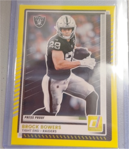 2025 Panini Donruss #1 Brock Bowers — front