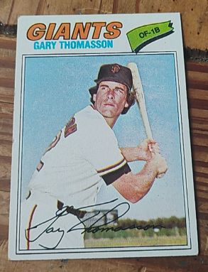1977 Topps #496 Gary Thomasson — front